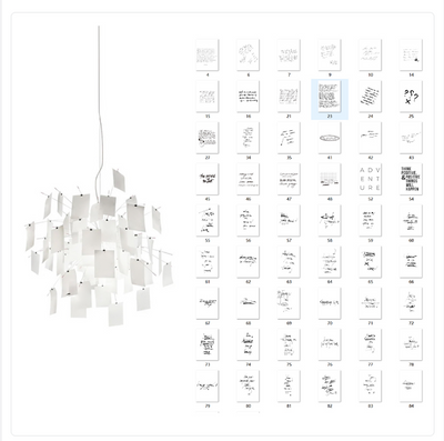 Luninena Paper Chandelier