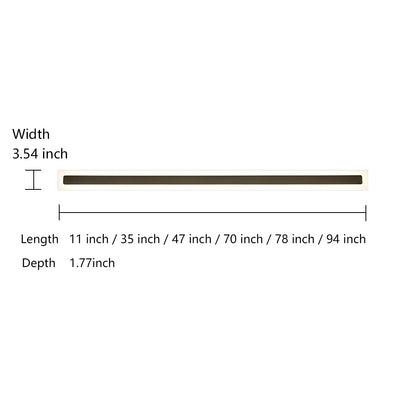 Conque Modern Iron Outdoor Sconce Wall Lamp Fixture