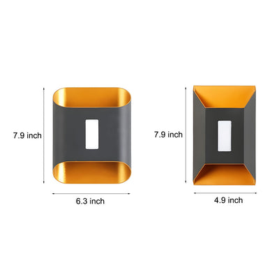 Melody Modern Minimalist Metal Sconce Wall Lamp