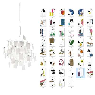Lunerira Chandelier Paper Customizable Creative