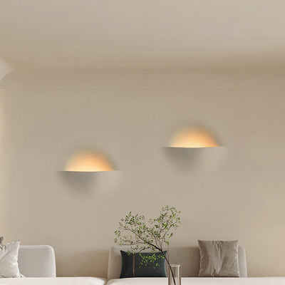 Aria Modern Recessed Plaster LED Wall Lamp - Neutral Decor