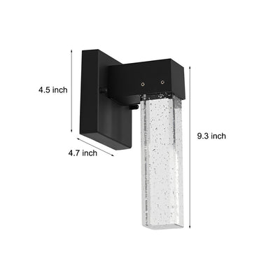 Veda LED Classic Modern Crystal Outdoor Wall Lamp