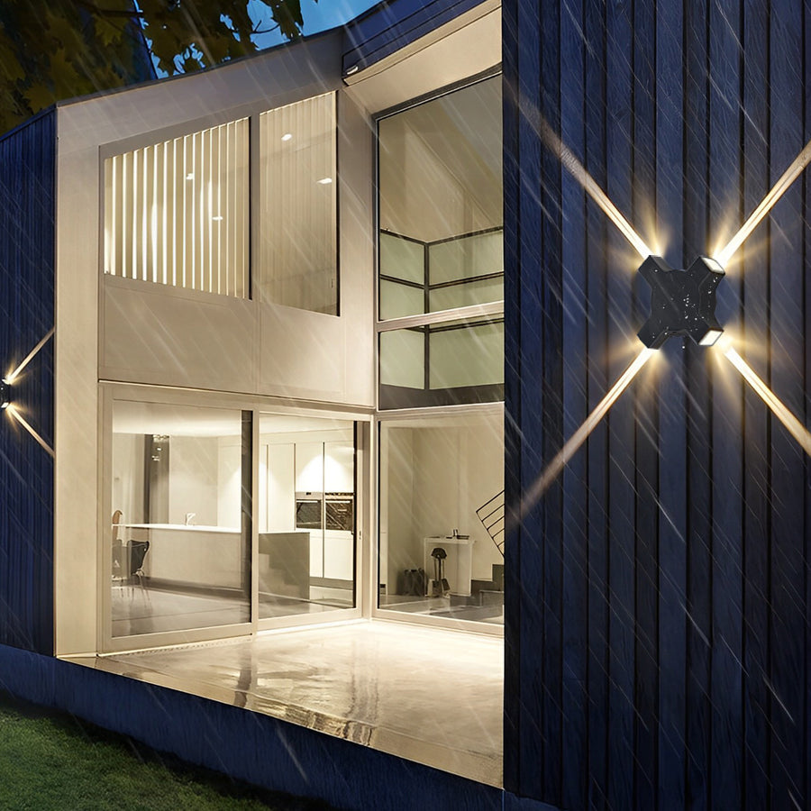 Belly Creative Starlight Modern Aluminum Outdoor Wall Lamp