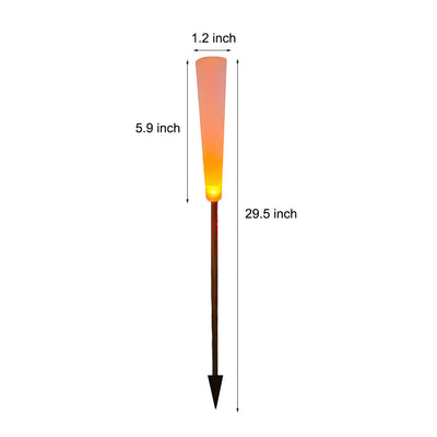 Agnea Reeds Frosted Stick Outdoor Lights