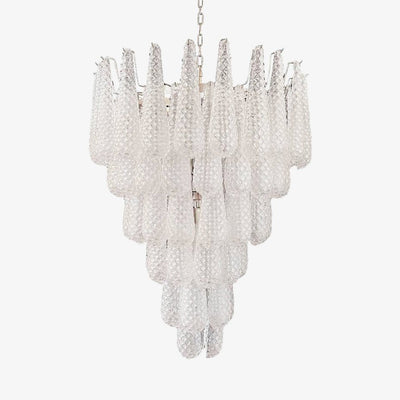 Velerian Chandelier Pinecone Murano Glass Textured Luxury