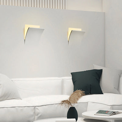Aria Modern Recessed Plaster LED Wall Lamp - Neutral Decor