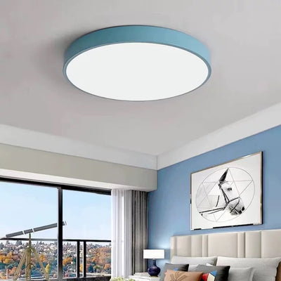 Valentina Ceiling Light Round Flush Mount Bedroom - Neutral Decor