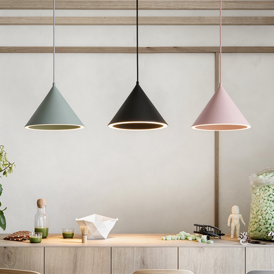 Valentina Funnel-Shape LED Pendant Light for Living Room