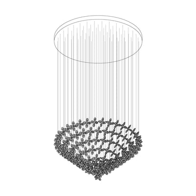 Dune Chandelier Crystal Butterfly Floral Cluster