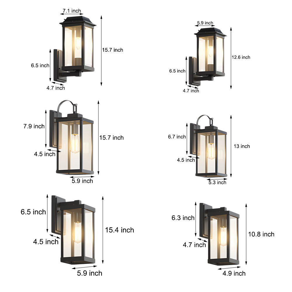 Gardener American Minimalist Aluminum Outdoor Wall Sconces
