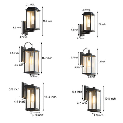 Gardener American Minimalist Aluminum Outdoor Wall Sconces