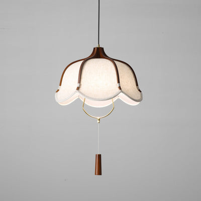 Serisia Pendant Lamp Lantern Modern Fabric