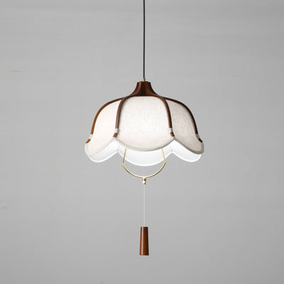 Serisia Pendant Lamp Lantern Modern Fabric