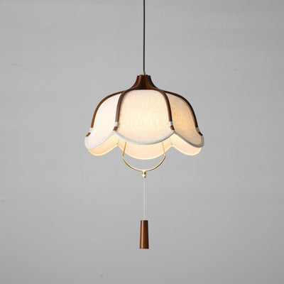 Serisia Pendant Lamp Lantern Modern Fabric