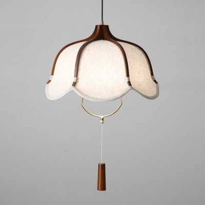 Serisia Pendant Lamp Lantern Modern Fabric