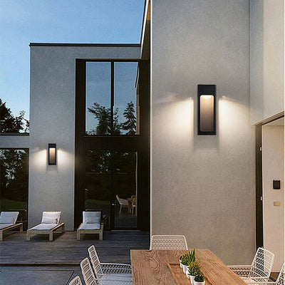Ray Modern Waterproof Minimalist Geometric Outdoor Wall Light - Neutral Decor