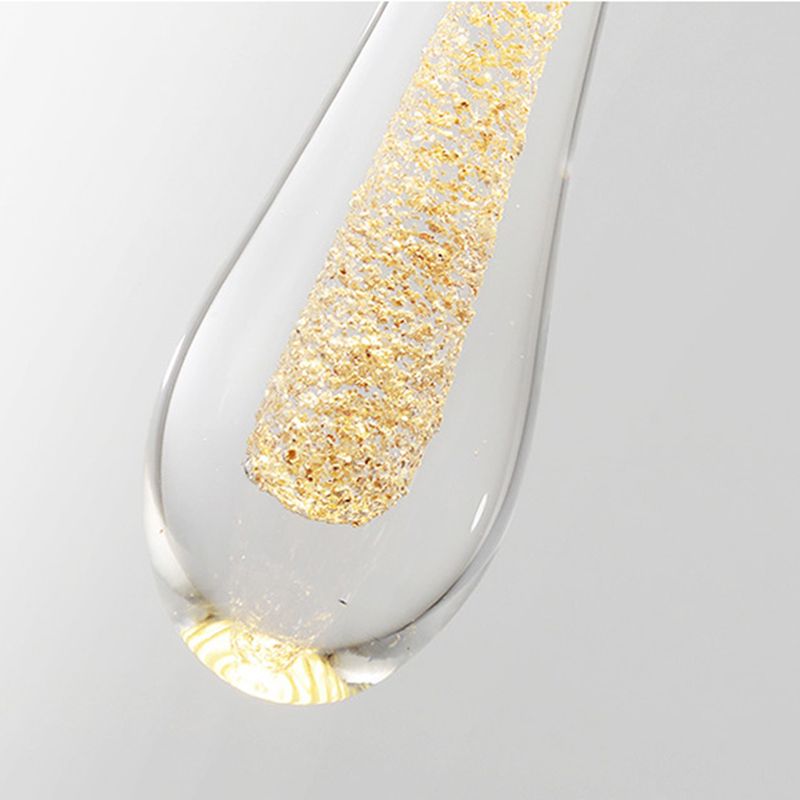 Valentina Teardrop Pendant Light Crystal Bedroom - Neutral Decor