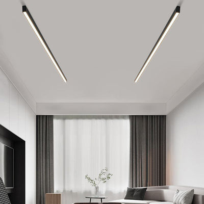 Arisha Modern LED Linear Flush Mount Ceiling Light - Neutral Decor