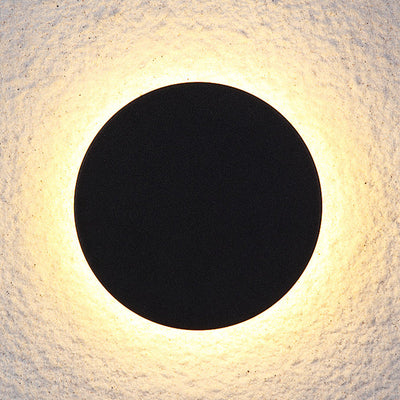 Ray Minimalist Round Square Outdoor Wall Lamp LED - Neutral Decor