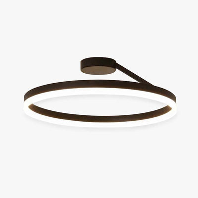 Arisha Modern Circle Flush Mount Ceiling Light Bedroom - Neutral Decor