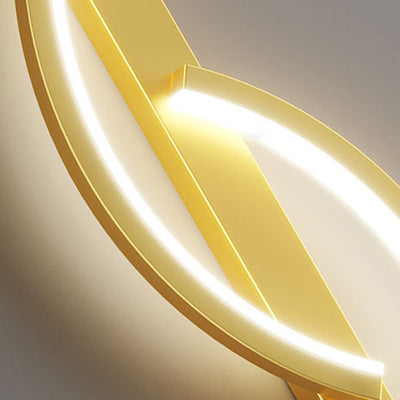 Arisha Modern Linear Wave Bedroom Wall Lamp Living Room - Neutral Decor