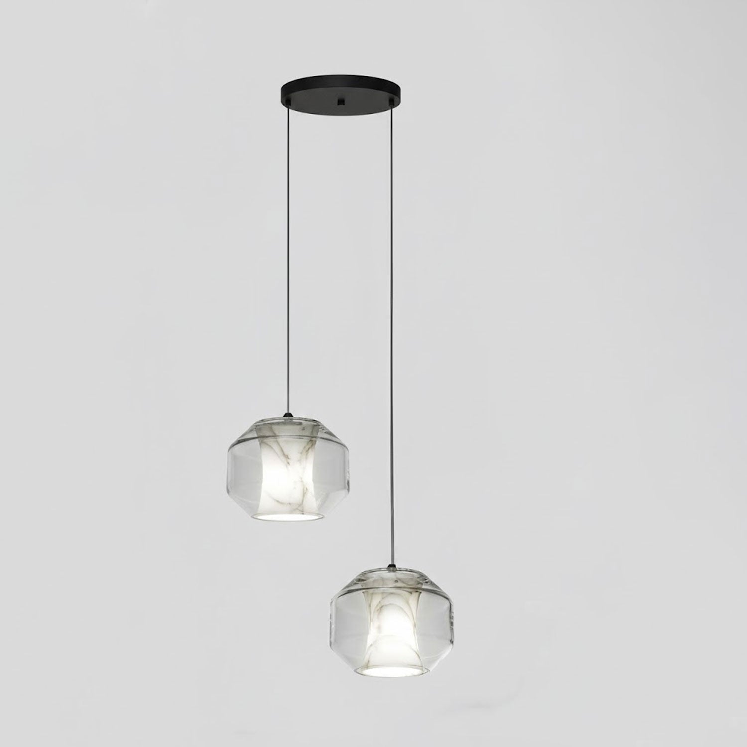 Edenborne Alabaster Glass Cylinder Pendant Light