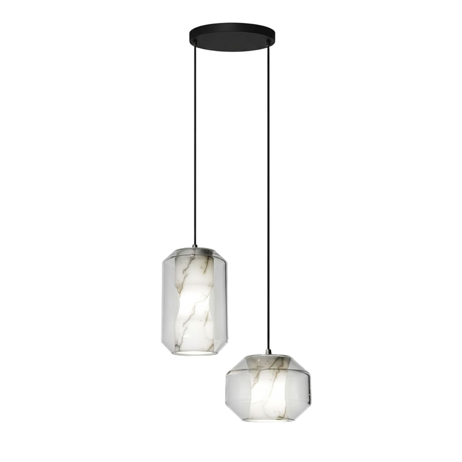 Edenborne Alabaster Glass Cylinder Pendant Light