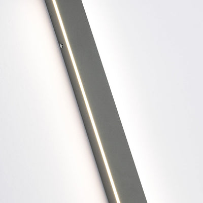Arisha Sleek Minimalist Rimless Linear Outdoor Wall Light - Neutral Decor