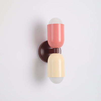 Valentina Modern Art Decoration Double-Headed Colorful Wall Lamp - Neutral Decor