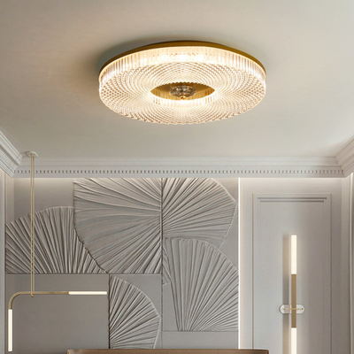 Kristy Modern Round LED Flush Mount Ceiling Light Bedroom - Neutral Decor
