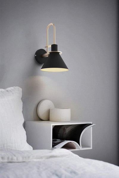 Solerine Wall Lamp Black Gold Minimalist