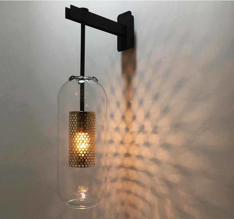 Eirinette Premium Nordic Art Glass Wall Lamp