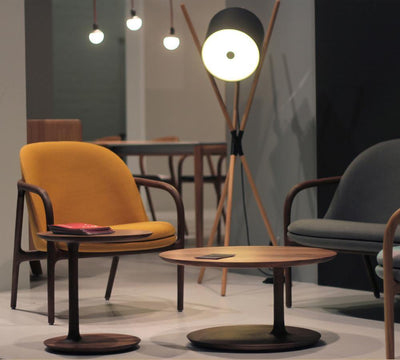 Syloena Contemporary Wood Floor Lamp