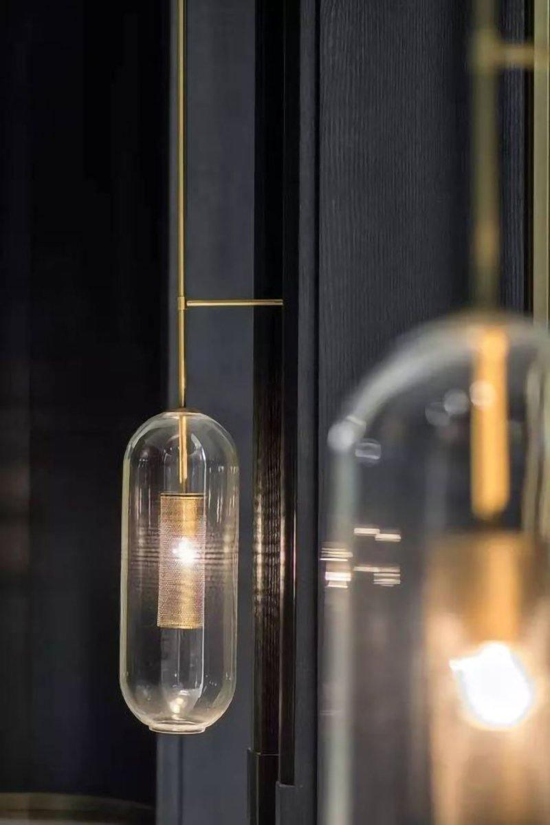 Dae Modern Minimalist Glass Wall Lamp