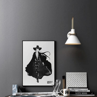 Solerine Wall Lamp Black Gold Minimalist