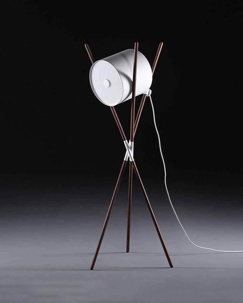 Syloena Contemporary Wood Floor Lamp