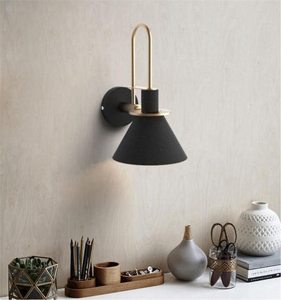Solerine Wall Lamp Black Gold Minimalist