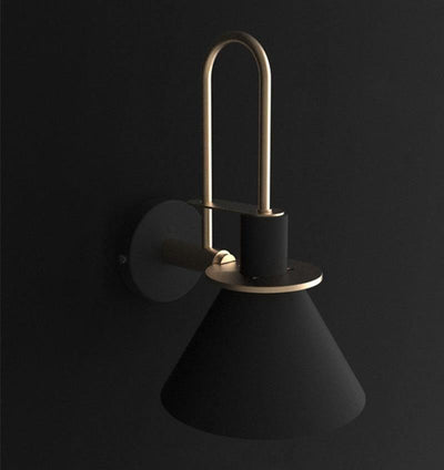 Solerine Wall Lamp Black Gold Minimalist