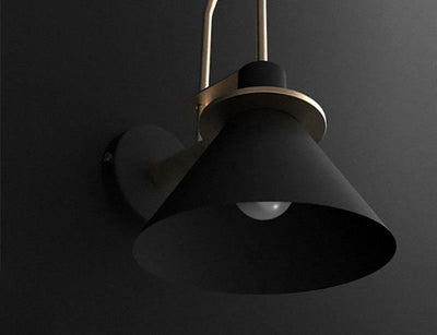 Solerine Wall Lamp Black Gold Minimalist