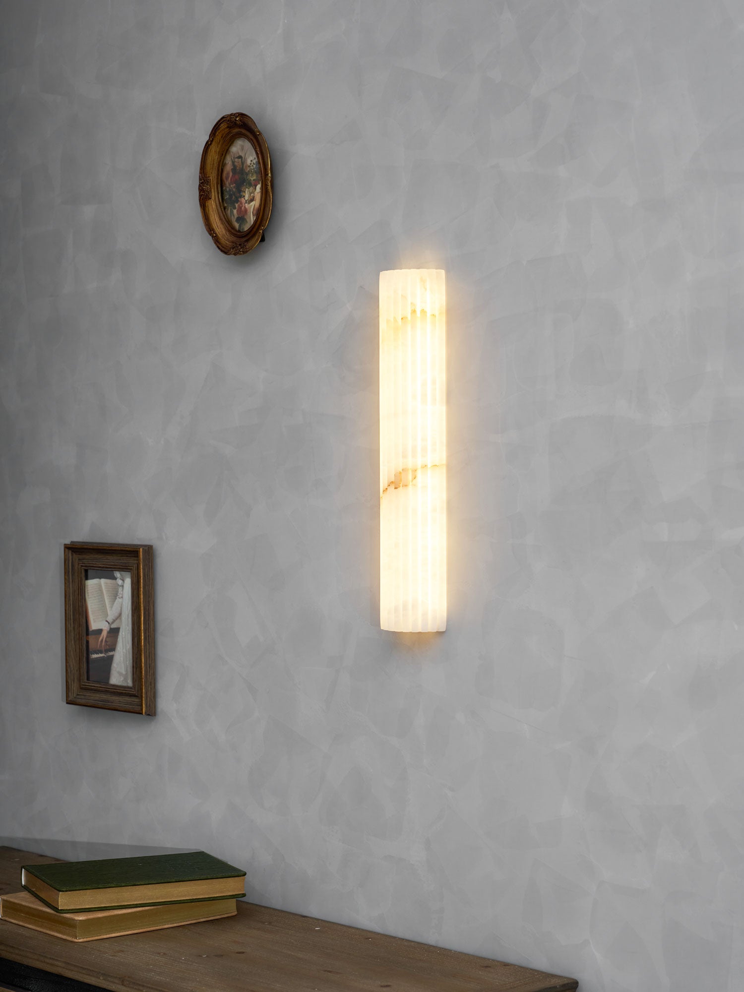 Willowfield Alabaster Indoor Wall Light