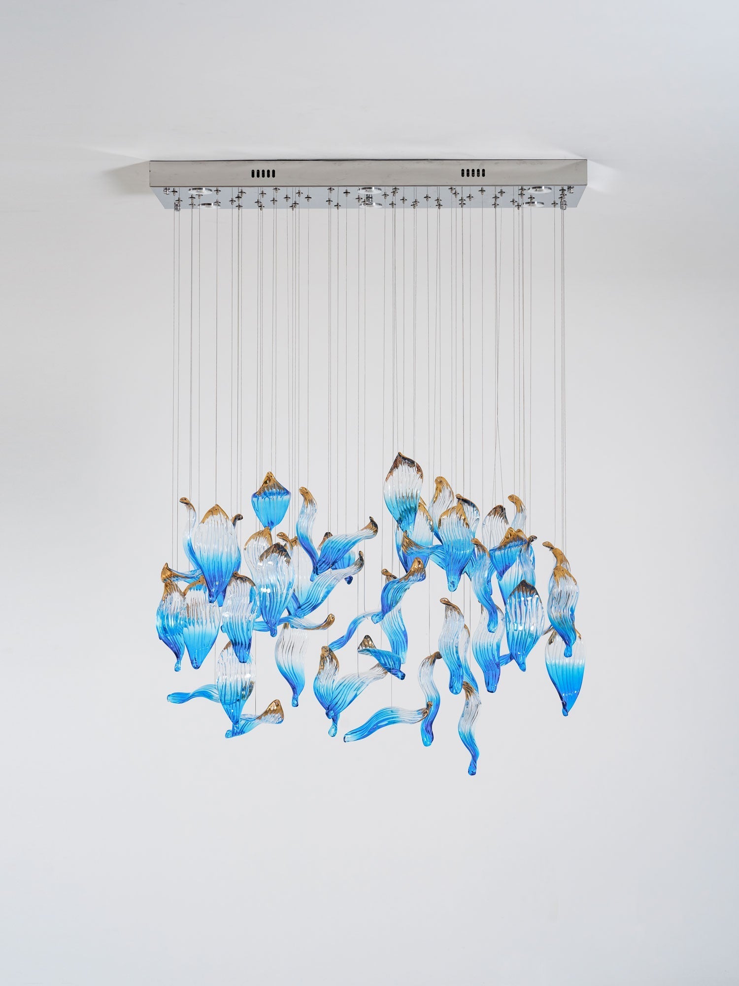 Asteria Wave Blown  Glass Customize Chandelier