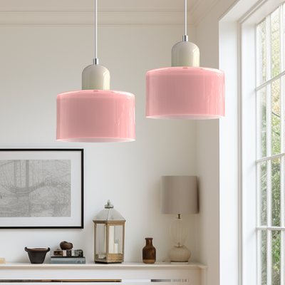 Valentina Modern Glass Kitchen Island Pendant Light - Neutral Decor