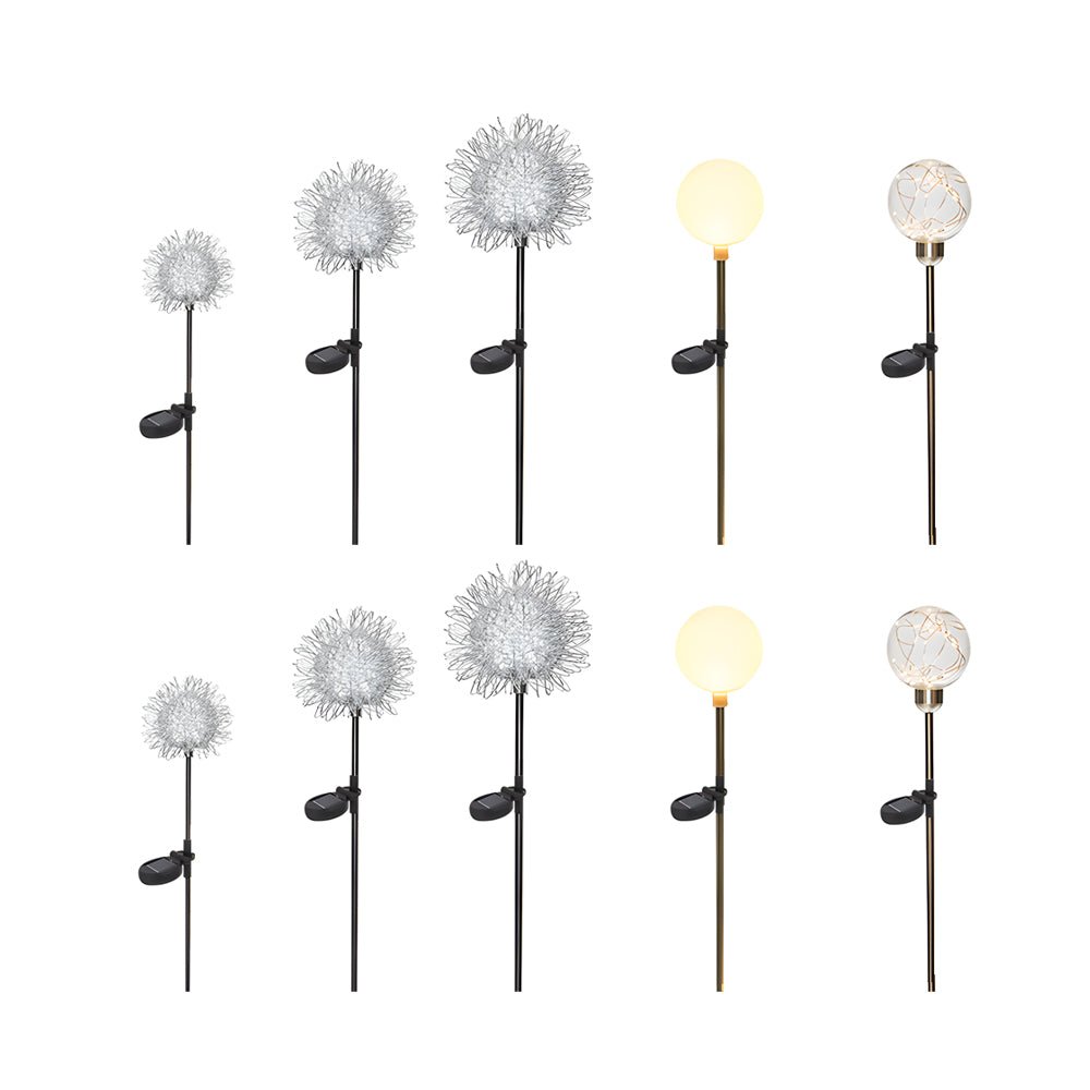 Wid Solar Dandelion LED Aluminum Outdoor Pathway Light