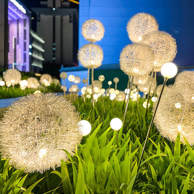 Wid Solar Dandelion LED Aluminum Outdoor Pathway Light