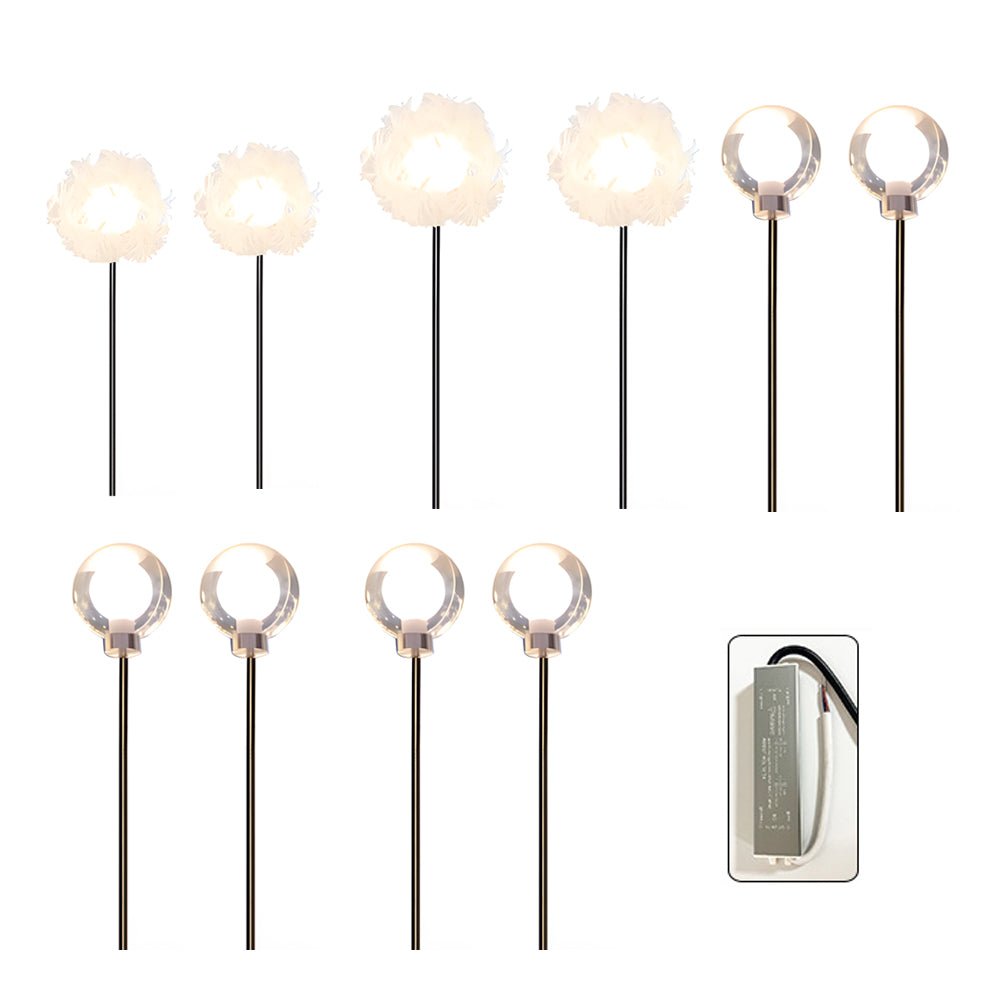 Wid Solar Dandelion LED Aluminum Outdoor Pathway Light