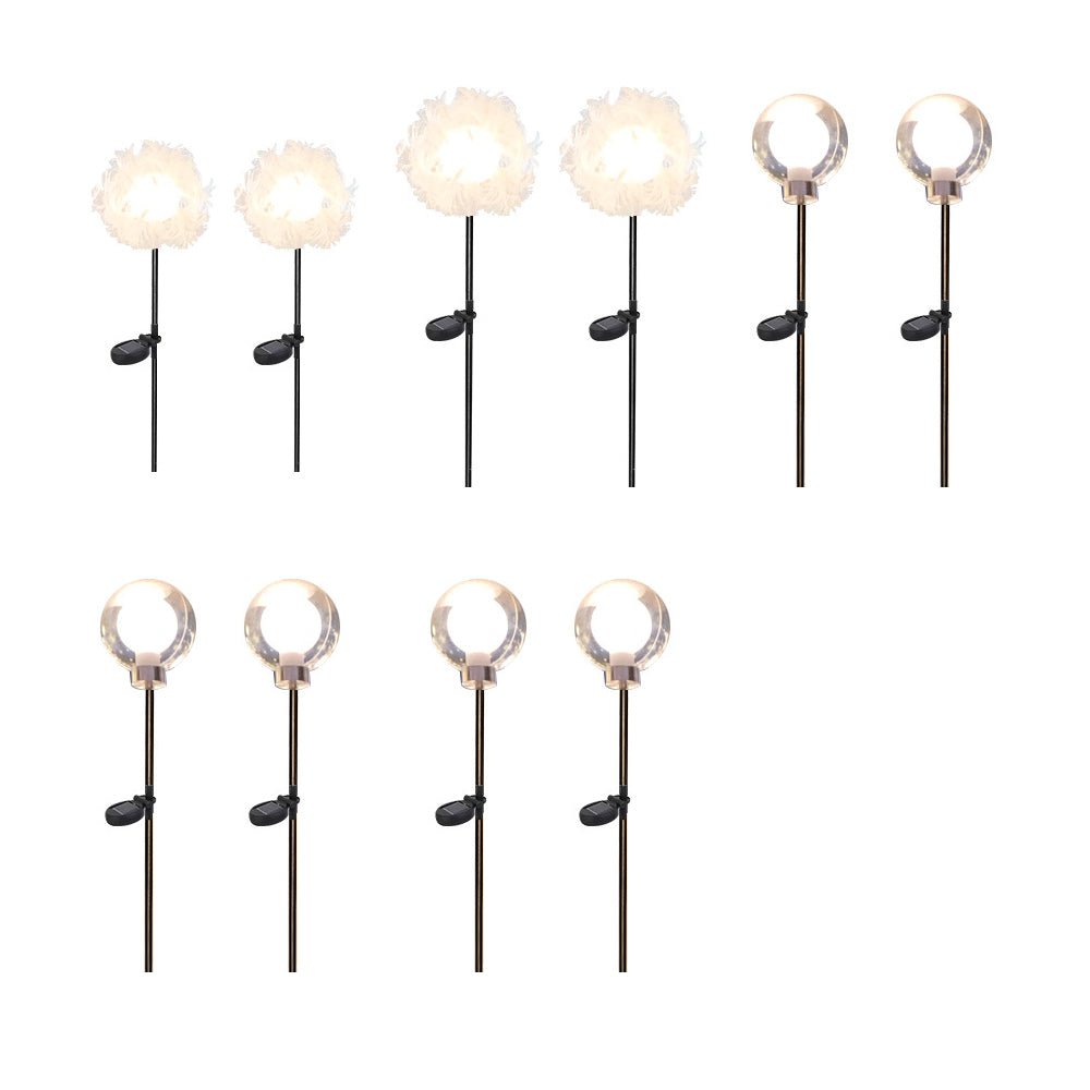 Wid Solar Dandelion LED Aluminum Outdoor Pathway Light