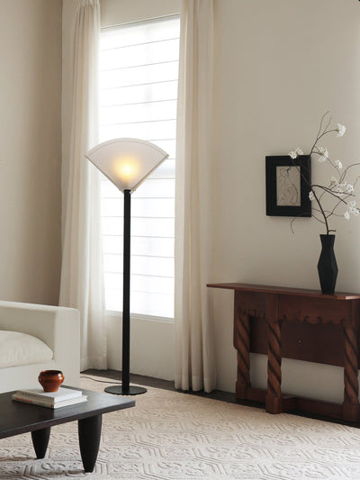 Pleated Fan Floor Lamp