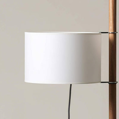 Jex Wood Fabric Floor Lamp