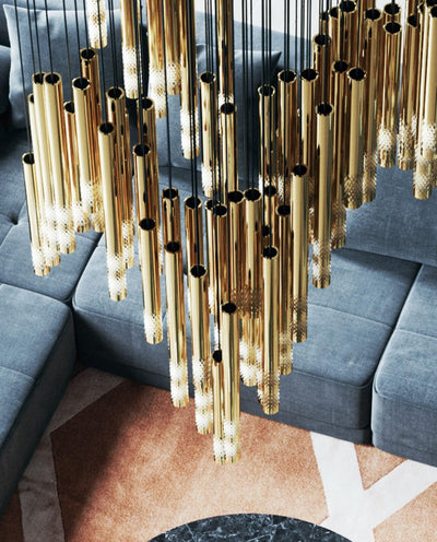 Rivinian Orchestral Cascade Chandelier