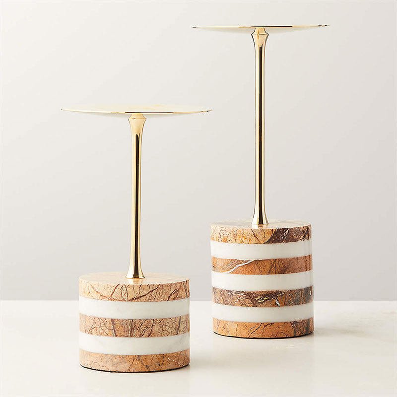 Nerinaya Marble Candle Holder
